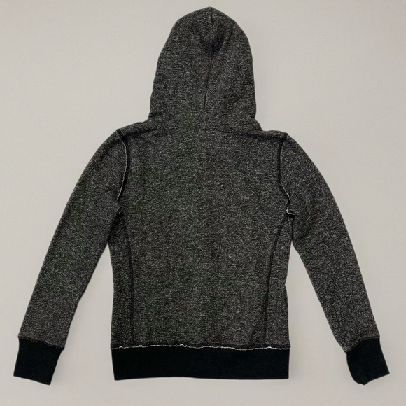 👩🏼🎤 NWT Lorna Jane Zip-Up Hoodie~Women’s Sz Sm~Charcoal & Black~Bright Logo - Picture 5 of 9